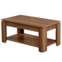 Hanah Home Mesa de Centro Nogal 104x47x56cm Tablero Partículas Recubierto Melamina